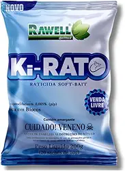 Raticida Soft Bait Isca Macia Ki-Rato 200gr com Atrativo