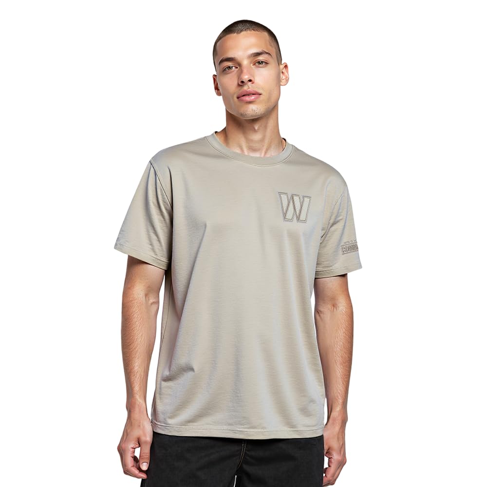 Pro Standard Men's NFL Washington Commanders Neutral Short Sleeve Tee Taupe 2XL — image 1