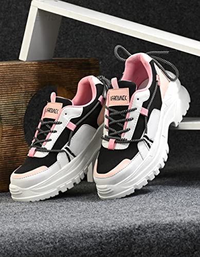 Image of AFROJACK Womens Casual Shoes | Sneakers | Lace up| Lightweight Shoes w402