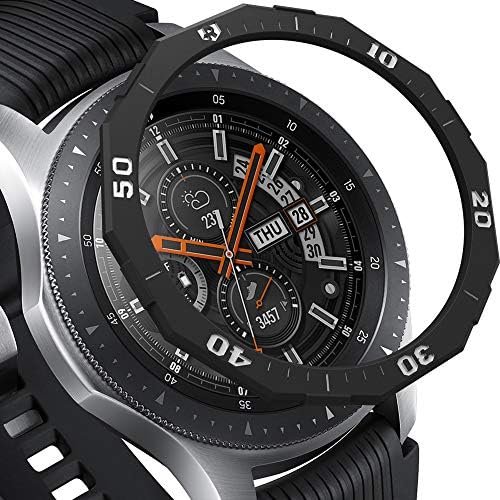 Ringke Bezel Styling for Galaxy Watch 46mm / Galaxy Gear S3 Frontier & Classic Bezel Ring Adhesive Cover Anti Scratch Stainless Steel Protection [Stainless] for Galaxy Watch Accessory GW-46-46