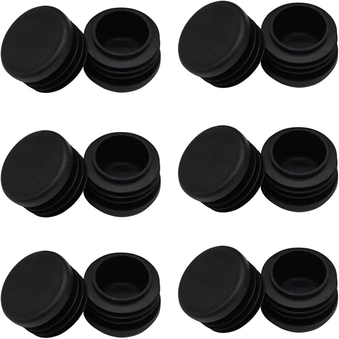 Abdeckkappe, Ersatzkappe für Rohrpfosten, 60 mm Durchmesser, schwarz