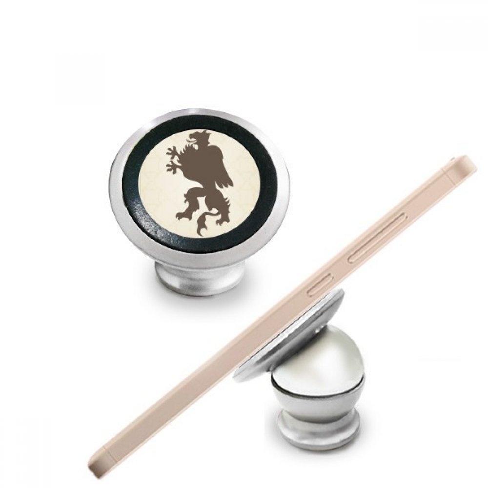 DIYthinker Europ Animals National Emblem American cheetah Magnetic Phone Mount Car Dashboard Holder for Cell Phone 360 Degree Rotation Gift