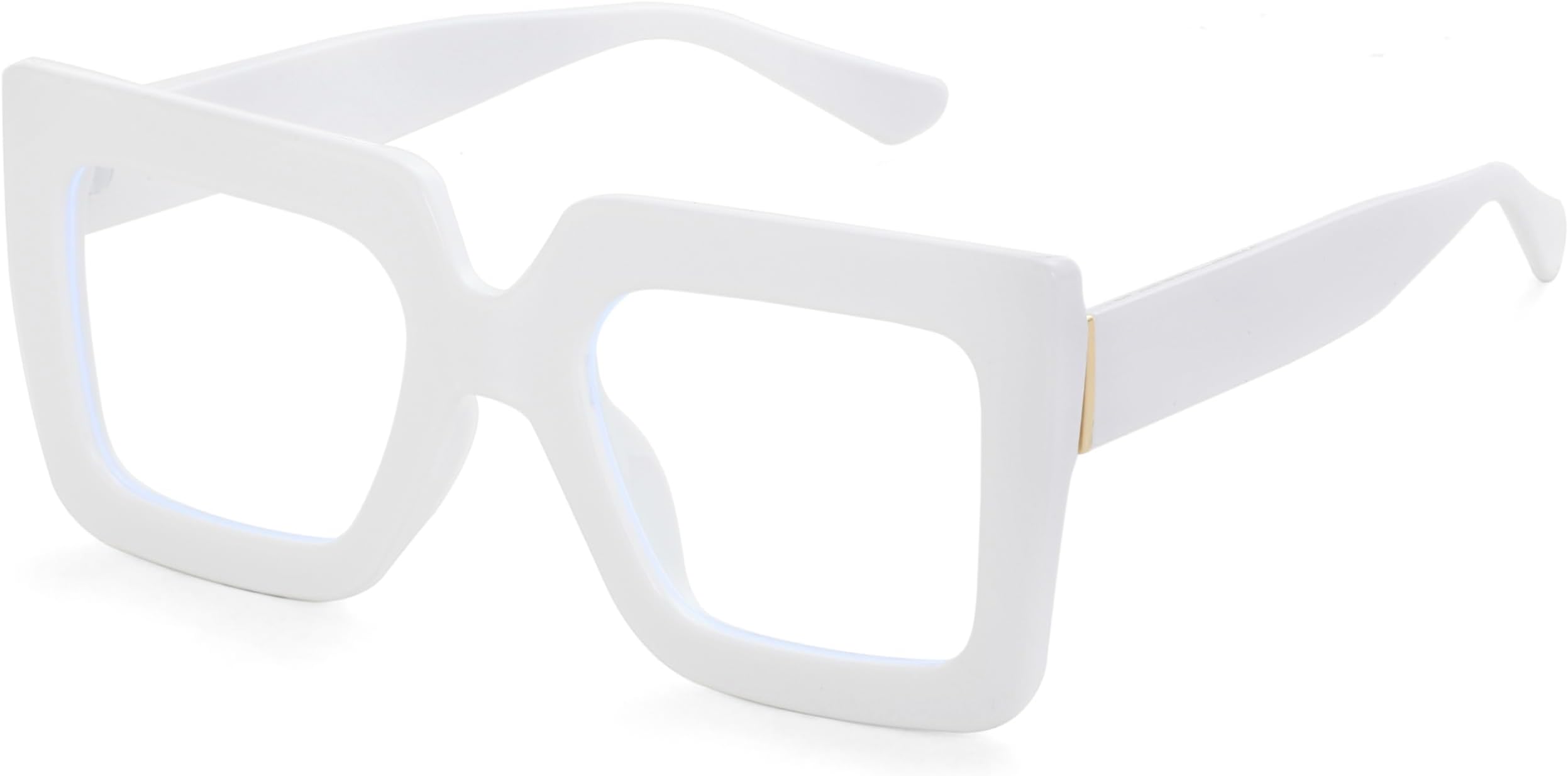 Kursan Oversized Square Glasses for Women Men Big Frame Blue Light Blocking Glasses Fashion Eyeglasses