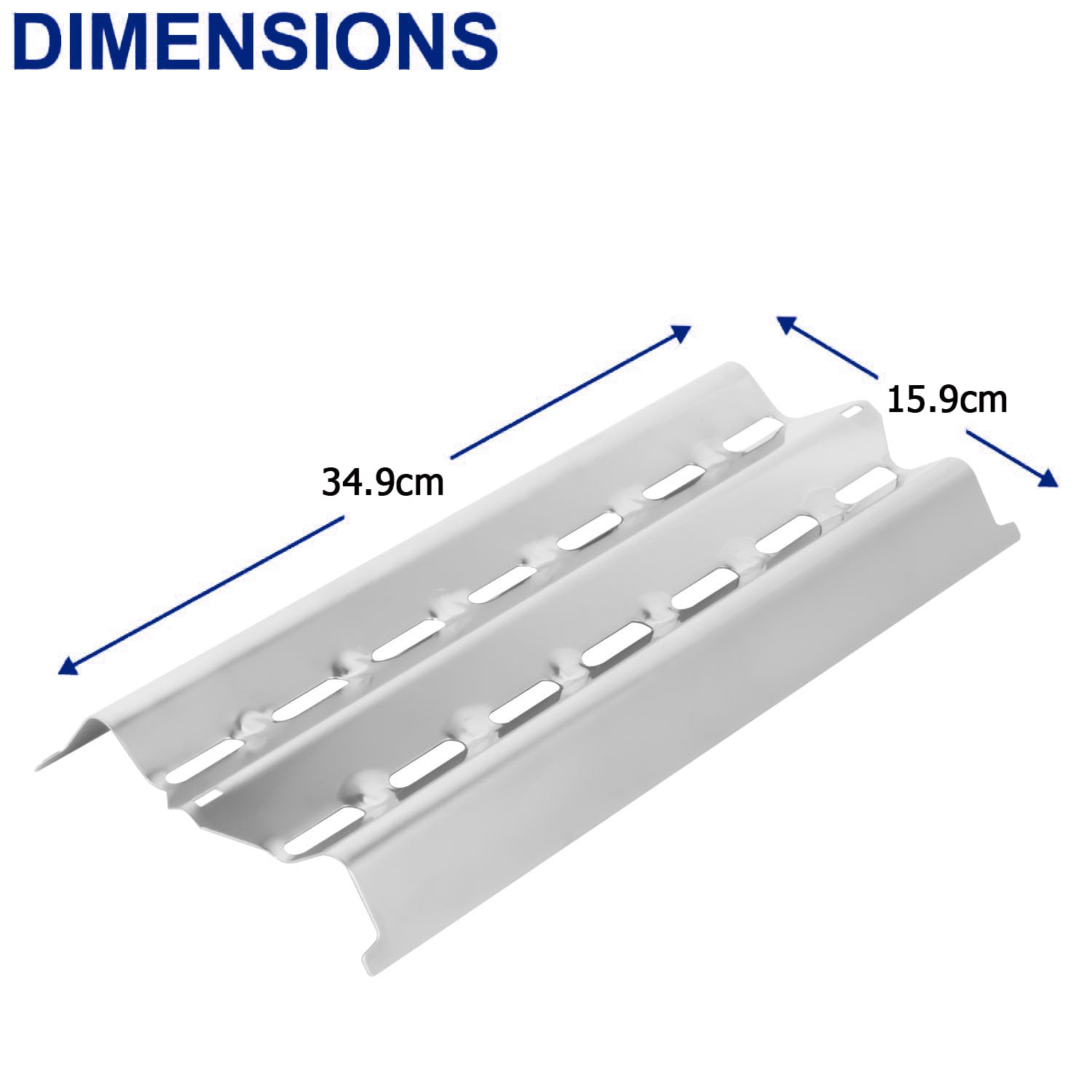 Coperture Bruciatore Per Broil King Signet/Sovereign/Monarch - Acciaio Inox, 3 Pezzi - Foto 5