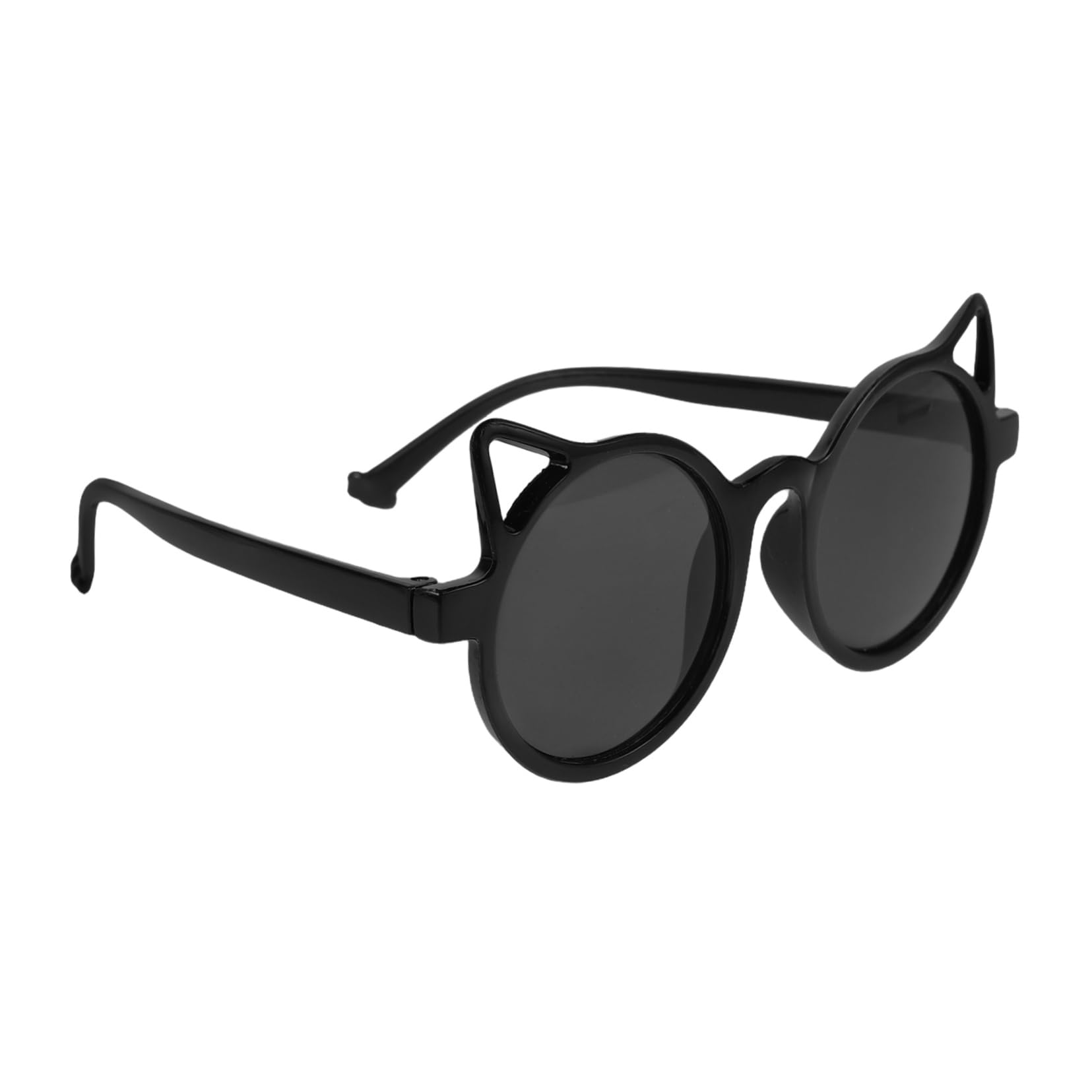 Beatifufu Charming Children's Sunglasses Cat Ear Design Girls' Sunglasses Uv Protection for Summer Play