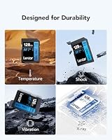 Lexar High-Performance 800x PRO SD Karte 128GB, SDXC UHS-I Karte, SD3.0 Karte mit bis zu 150 MB/s Lesegeschwindigkeit, V30, U3, C10 SD Speicherkarte für kameras/Mittelklasse-DSLR(LSD0800P128G-BNNAA) – Ansicht 6