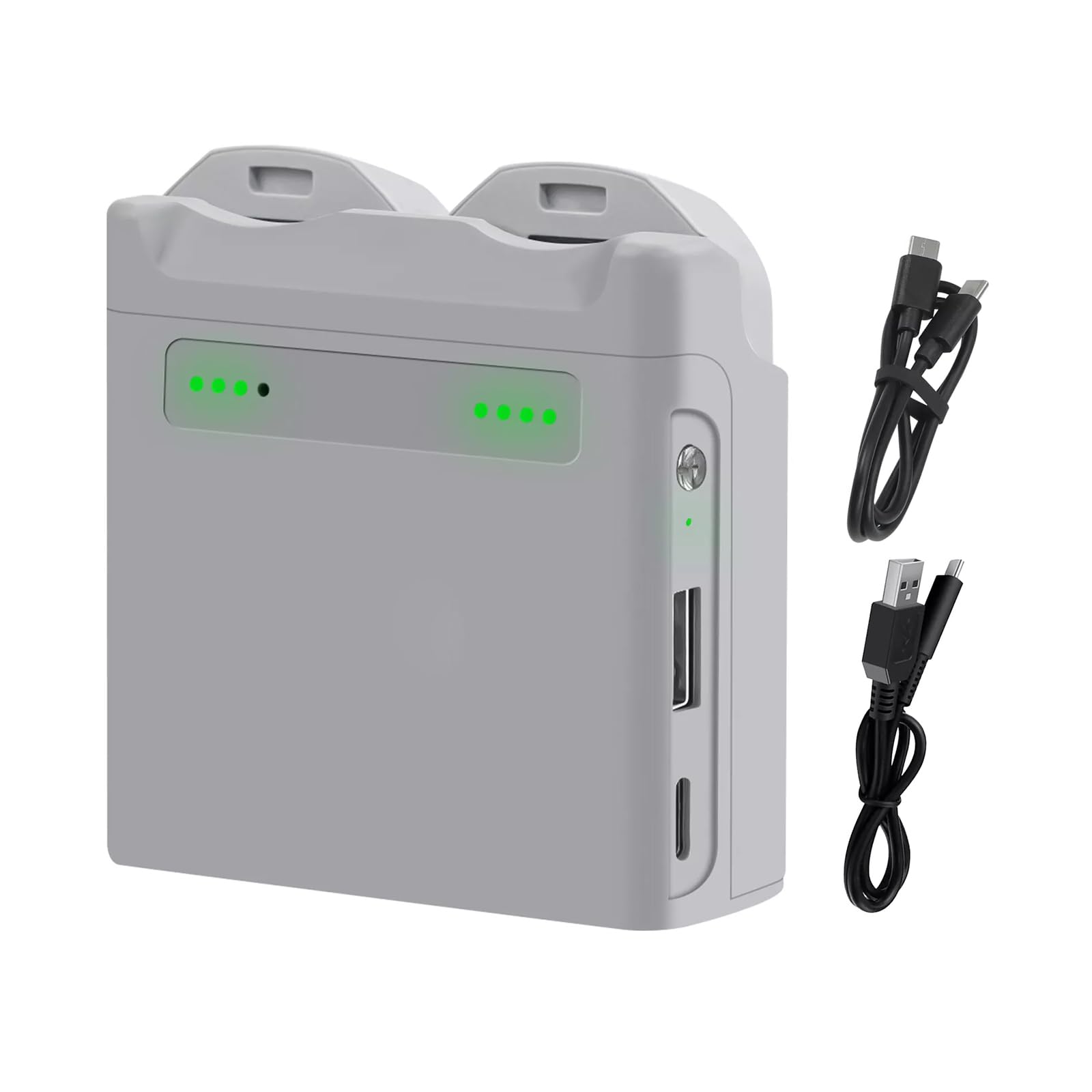 Dua - Cargador de batería con puerto USB, concentrador de carga bidireccional, fuente de alimentación de carga rápida PD para dispositivo USB, adecuado para dron NEO