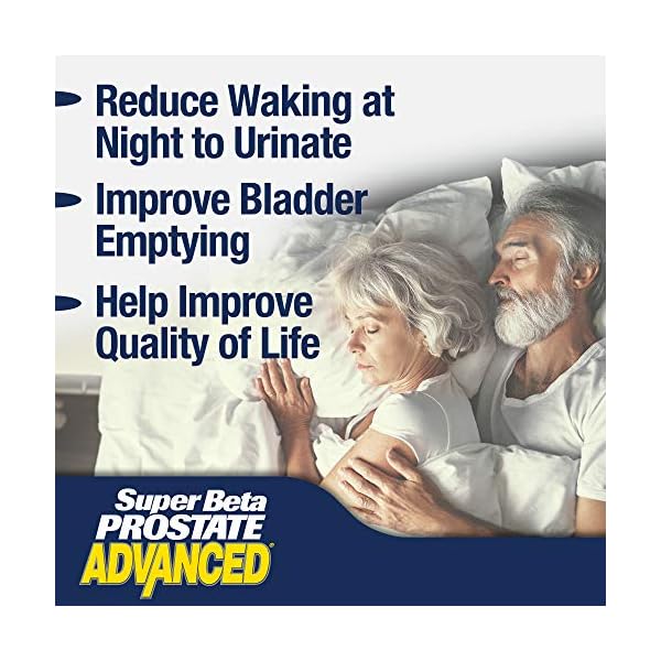 Super-Beta-Prostate-Advanced-Prostate-Supplement-for-Men--Reduce-Bathroom-Trips-Promote-Sleep-Support-Urinary-Health-Bladder-Emptying-Beta-Sitosterol-not-Saw-Palmetto-60-Caplets-1-Bottle Super Beta Prostate Advanced Prostate Supplement for Men – Reduce Bathroom Trips, Promote Sleep, Support Urinary Health & Bladder Emptying. Beta Sitosterol not Saw Palmetto. (60 Caplets, 1-Bottle)