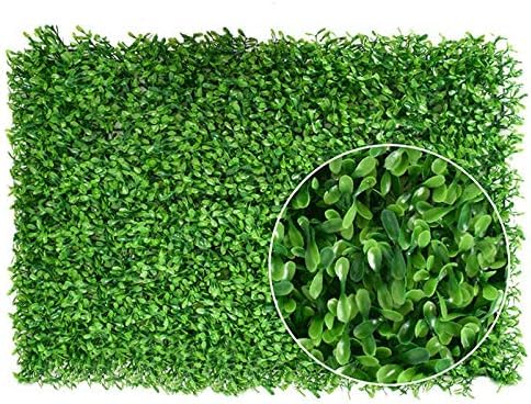 Paneles de césped artificial exterior con ocultación para valla de jardín y patio