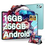 DMOAO Tablet 11 Pollici Android con 16GB RAM 256GB ROM(1TB Espandibile), 2K FHD Tablet con Camera Tripla(13MP+5MP+2MP), 8 Core, 2.0 GHz, IPS 2000 * 1200, 5G Wi-Fi, 8600 mAh, GPS, BT 5.0, Verde