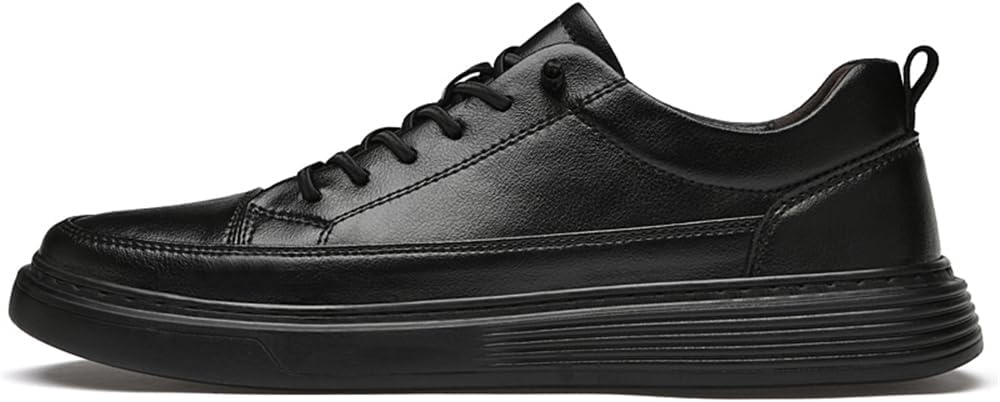 Mens Casual Shoes Fashion Leather Dress Sneakers Comfort Lightweight Walking Shoes for Male