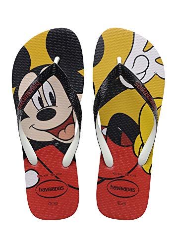Chinelo Disney Stylish, Havaianas, Adulto Unissex, Vermelho Apache, 37/38