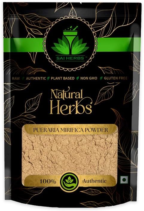 SAI HERBS Pueraria Mirifica Powder - Pure & Natural (500 Grams)