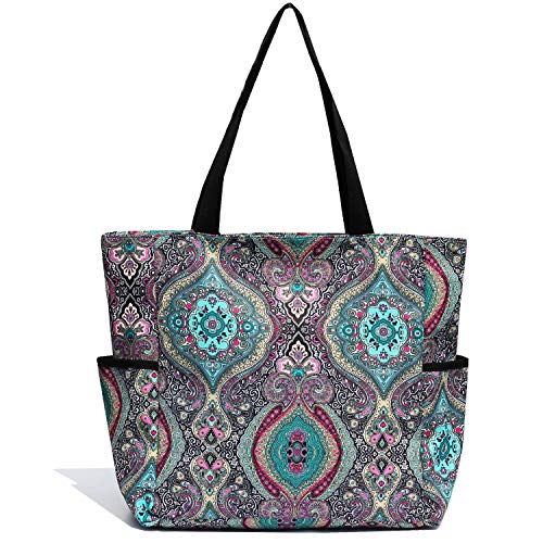 Vavaer Gym Tote Bag Large Beach Bags Water Resistant Totes For Women Lightweight Travel Tote Bag With Zipper #TOP1