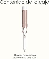 Vista 10 de Conair Rizador de cerámica doble de 1 ½ pulgadas, barril de 1 ½ pulgadas que crea ondas y rizos suaves, rizador de pelo para uso en cabello medio