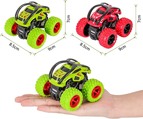 m zimoon Monster Trucks Spielzeug 2 Stück, Trägheit Spielzeugauto Kinder – Ansicht 4