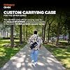 BOSS Roland CB-404 Carrying Case | Official Custom Carrying Case for SP-404MKII, SP-404A, SP-404SX & SP-404 Samplers | Orange Knobs for Customization | Light & Rugged | Detachable Shoulder Strap