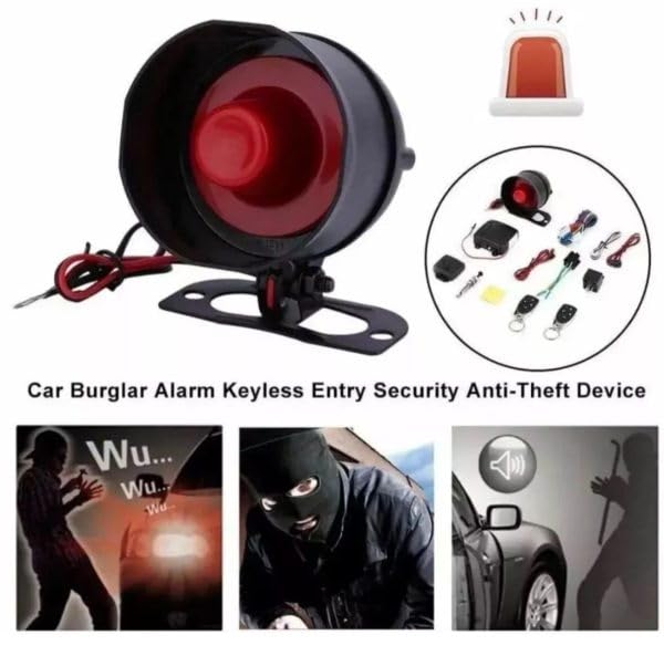 DISCORAMA® KIT CAR ALARM SYSTEM ALLARME ANTIFURTO COMPLETO UNIVERSALE PER AUTO CAMPER
