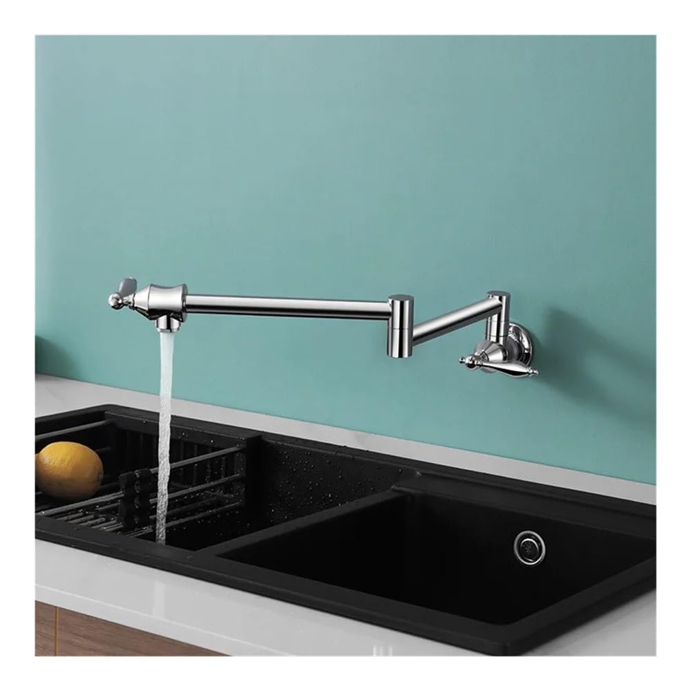 Robinet de cuisine en laiton pliable mitigeur lavabo allongé eau froide simple EY-C0086