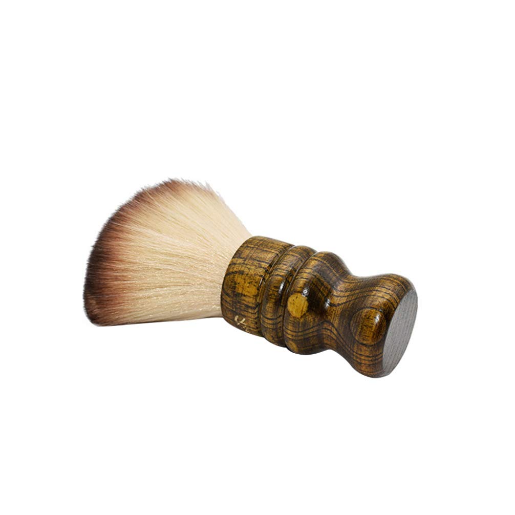 Minkissy Hairdressing Brush 1pc Sponge Rollers for Hair Barbershop Accessories Salon Brush Broken Barber Duster Cutting Bamboo Dust Solid Wood - Image 2