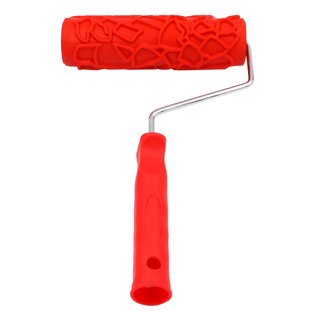 17,8 cm Strukturiertes Farbroller-Set für DIY-Wandkunst, 4-teiliges Malerwalzen für Heimdekoration, Farbroller-Kit für einfache Oberflächengestaltung, ideal zum Basteln und Renovieren