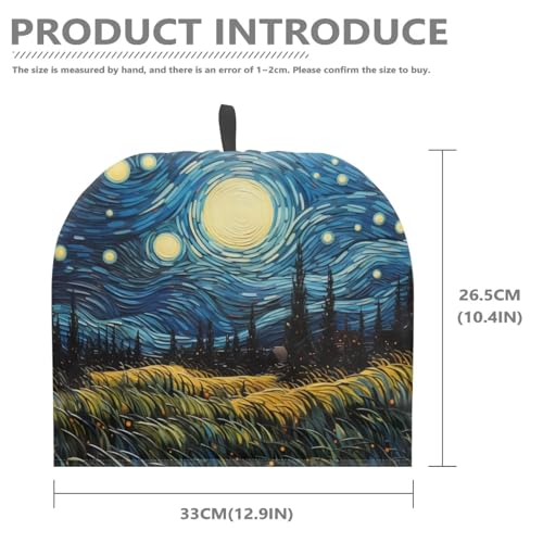 Image of Generic Hudotybom Starry Sky Tea Cozy for Teapot Insulated Large Teapot Cover to Keep Warm Tea Kettle Cover Machine Washable Coffee Pot Cloth Covers Kitchen Home Decorations, CZA49