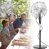 【EFFEKTIVE NEBELKÜHLUNG】Schlagen Sie der Hitze dieses Sommers ein Schnippchen, indem Sie einen gewöhnlichen Ventilator in einen kühlen Sprühnebel-Ventilator verwandeln! Erstellen Sie sofort eine kühle Zone mit unserem Ventilator-Sprühnebel-Set mit verstellbarer Sprührichtung und auslaufsicheren Kompressionsarmaturen. Hinweis: Ventilator NICHT enthalten!