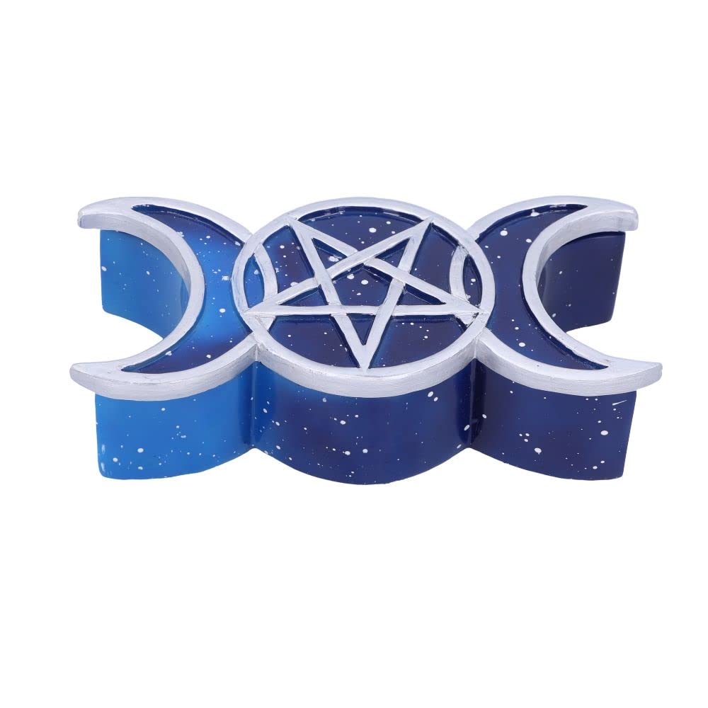Boîtes au trésor Nemesis Now Lunar de 15,5 cm bleues en lot de 2