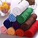 10pcs Practical Durable Soft Fiber Cotton Face Hand Cloth Towels Washcloths