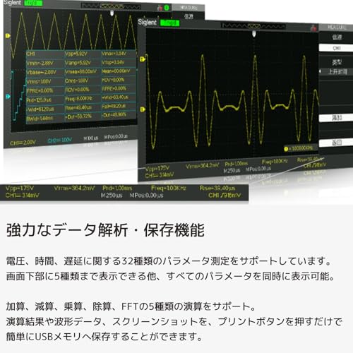 Image of Siglent Technologies SDS1102CML+ Digital Storage Oscilloscope, 100 MHz
