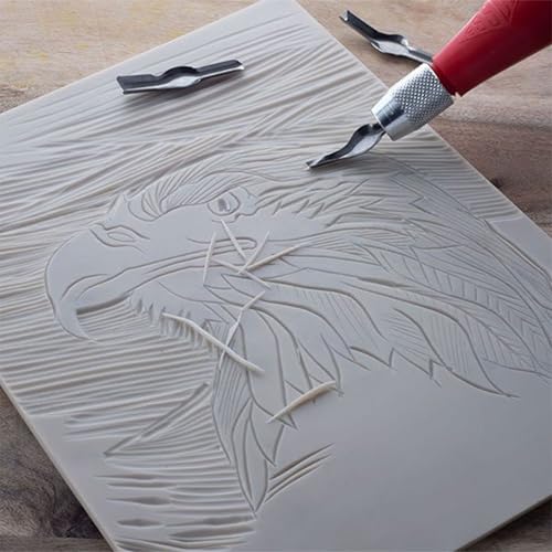 Lino Blocks Toucan matériel linogravure bloc Softcut 150 x 100mm - 2
