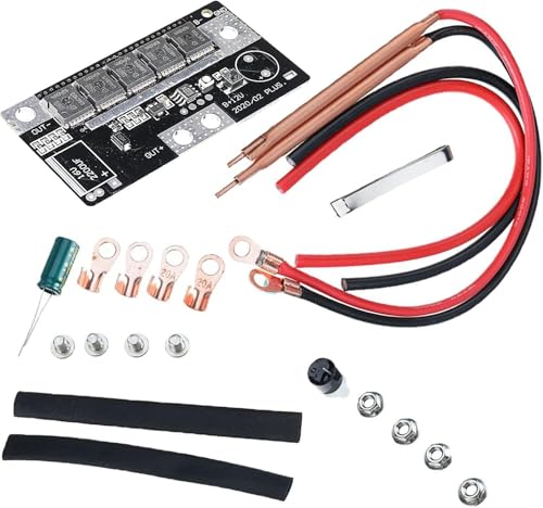 12Vスポット溶接機、スポット溶接機DIYキットポータブルバッテリースポット、溶接貯蔵機、PCB回路基板溶接装置18650/26650/32650リチウム電池用溶接装置