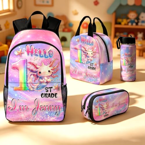 Image of Custom Kid Backpack for Girls Toddler Backpacks Set Back to School Bookbag