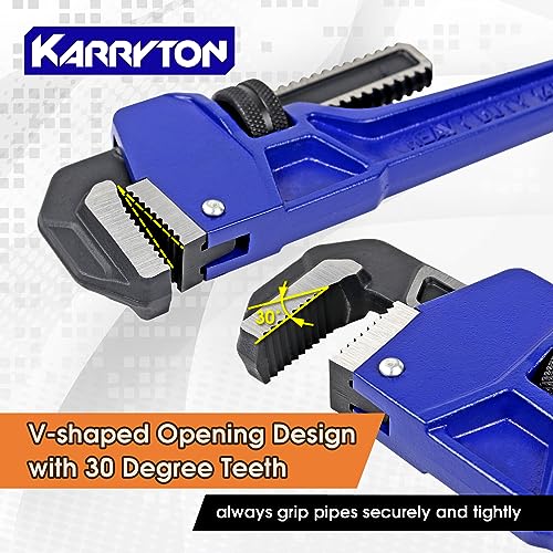 KARRYTON Cast Iron Pipe Wrench Set
