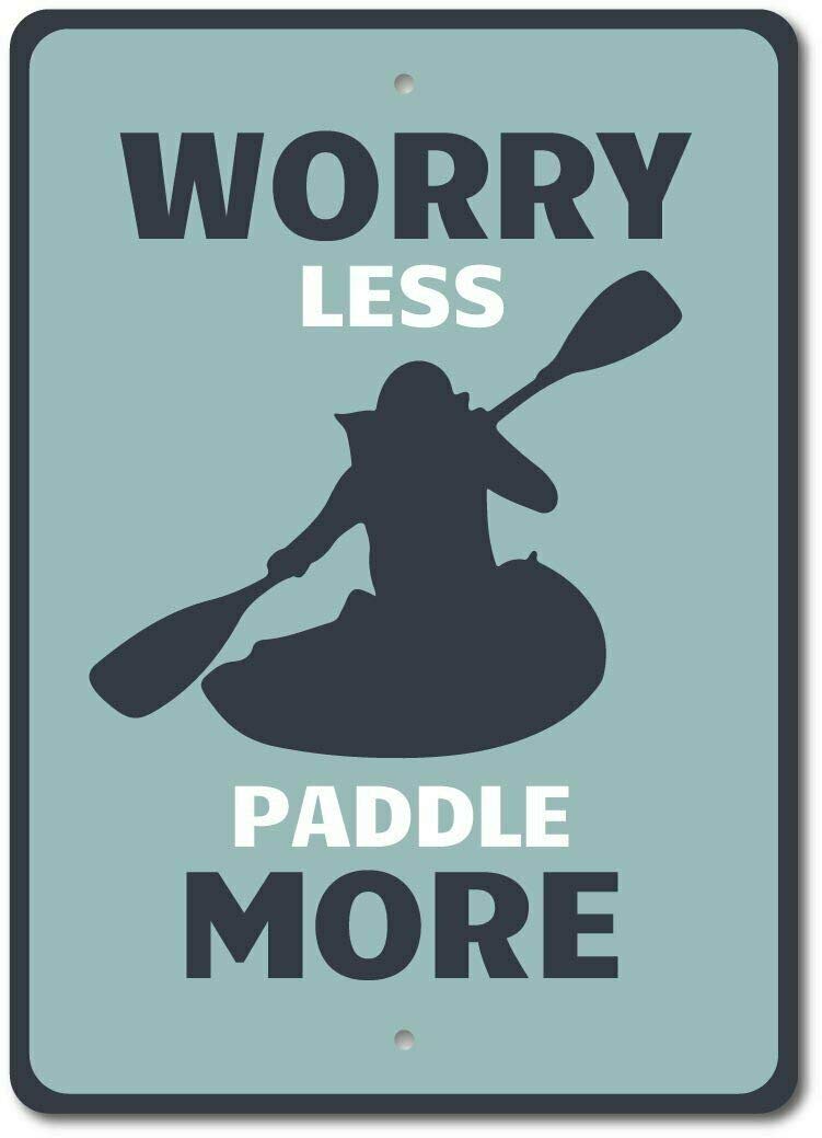 Tnnd Kayak Decor Kayaker Gift Kayak Lover Aluminum Sign Tin Sign 8X12 Inch