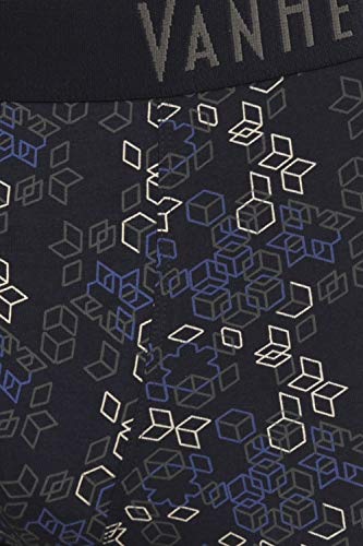 Image of Van Heusen Men's Cotton Trunk - Pack of 1 | Contoured pouch for support | Antibacterial Briefs | Sweat Absorbant | Moistue Wicking | Breathable Everyday Underwear | Long Lasting Color| Printed Colors | Style 10047