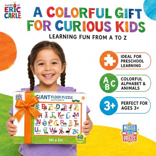 MasterPieces World of Eric Carle - Alphabet 48 Piece Floor Puzzle by Masterpieces - Used condition - Image 7