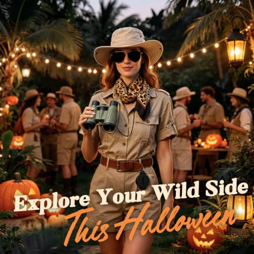 5 PCS Safari Costume for Women, Womens Halloween Safari Costumes Cosplay - image 2