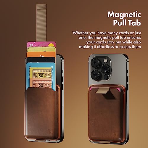 PAGONGO Magsafe Wallet Stand for 6 cards holder, Phone Case Card Holder, Phone Wallet - Image 4