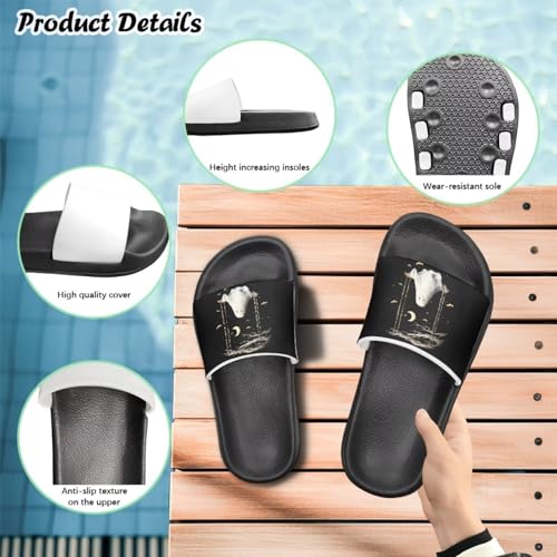 Image of Slides for Boys Girls Quick Drying Kids Slides Sandals Non-Slip