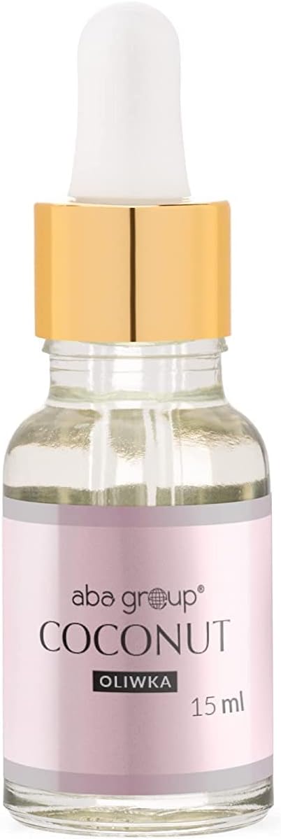 Aba Group Bio Line Coconut 15ml – Nail Oil, Cuticle Remover Liquid, Cuticle Oil, Nail Serum, Manicure Care Products, Vitamin E, Nail Oil with Pipette
