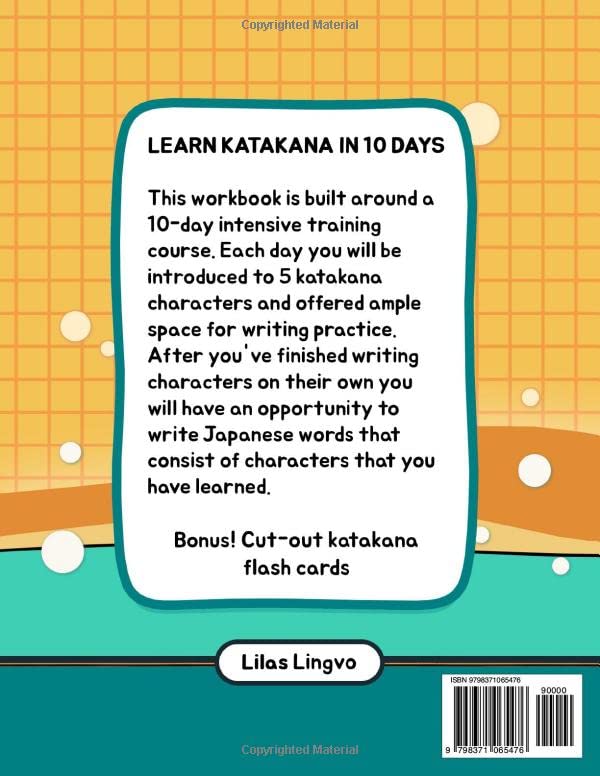 Miniatura 2 de Learn Katakana in 10 Days Japanese Writing Workbook for Beginners (Learn Japanese Hiragana, Katakana and Kanji)