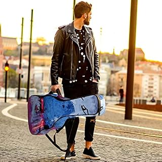 Housse imperméable pour guitare acoustique avec double bandoulière et poche Motif lettre inspirante, Multicolore 10., 42… - Les Beatles, Paul McCartney, John Lennon, RIngo Starr, George Harrison Housse imperméable pour guitare acoustique avec double bandoulière et poche Motif lettre inspirante, Multicolore 10., 42… – Image 6