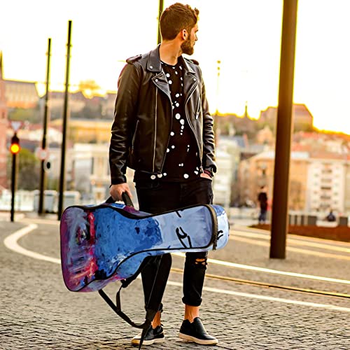 Housse imperméable pour guitare acoustique avec double bandoulière et poche Motif lettre inspirante, Multicolore 10., 42… - Les Beatles, Paul McCartney, John Lennon, RIngo Starr, George Harrison Housse imperméable pour guitare acoustique avec double bandoulière et poche Motif lettre inspirante, Multicolore 10., 42… – Image 7