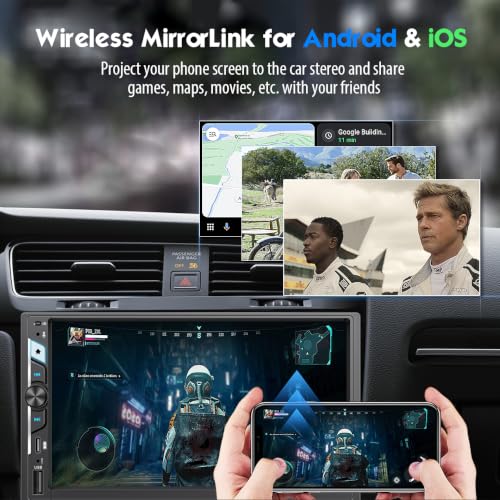 7 Inch Wireless CarPlay Stereo