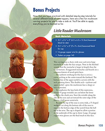 Cane Topper Woodcarving: Projects, Patterns, and Essential Techniques for Custom Canes and Walking Sticks (Fox Chapel Publishing) Step-by-Step Instructions & Expert Stickmaking Advice from Lora Irish - Image 7