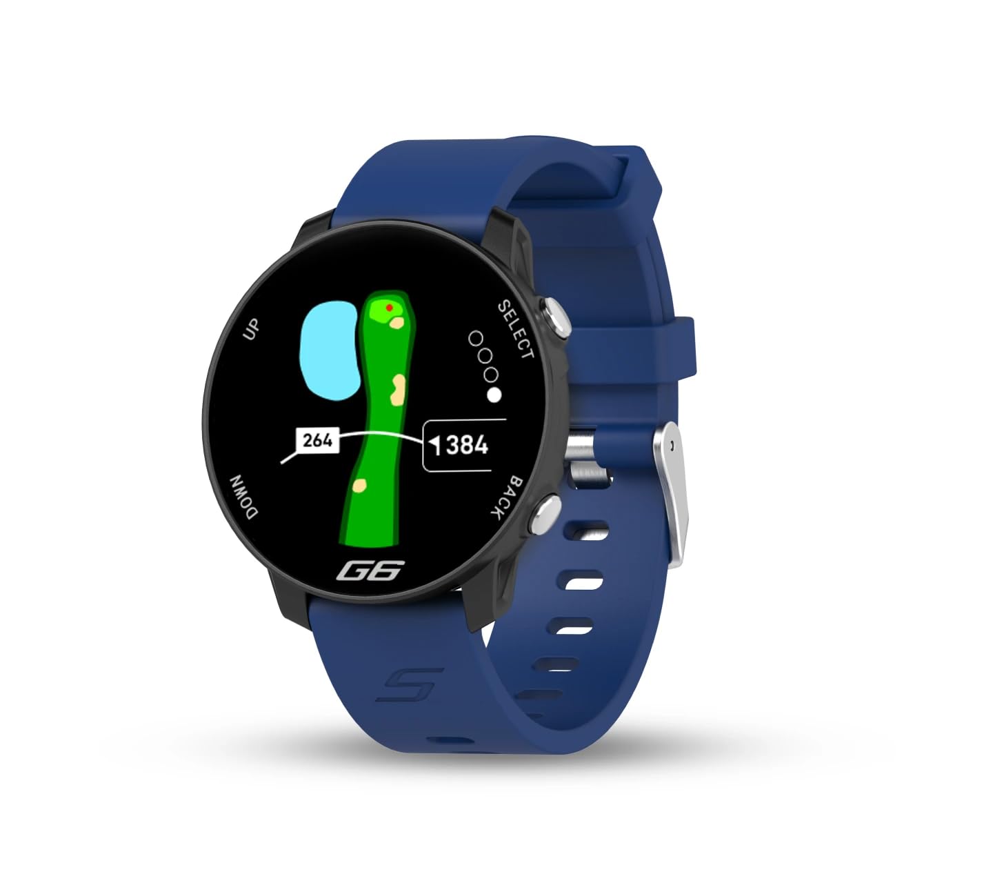 Shot Scope G6 GPS Golf Watch (Navy Blue)