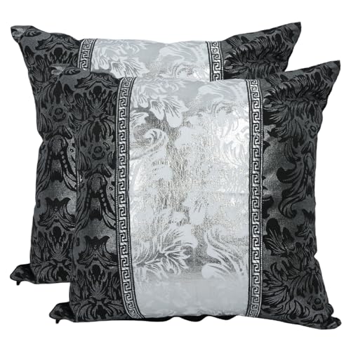 Betadistor Lot de 2 housses de coussin pour canapé, décoration d'intérieur, motif floral vintage...