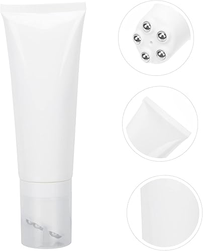 Miniatura 7 de STAHAD Rodillo de masaje con manguera de rodillo para masaje, botella vacía, rodillo de jade para cara para cara para cara, botellas enrollables,