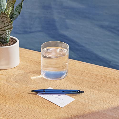 Parker Im Monochrome Ballpoint Pen, Blue Ink, Blue Finish And Trims, Medium Point, Gift Box #TOP2